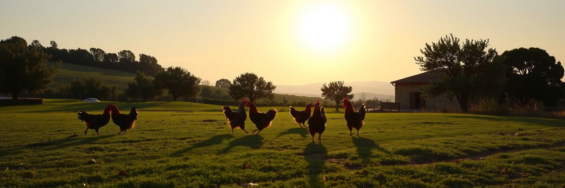 Peaceful farm landscape representing transparency